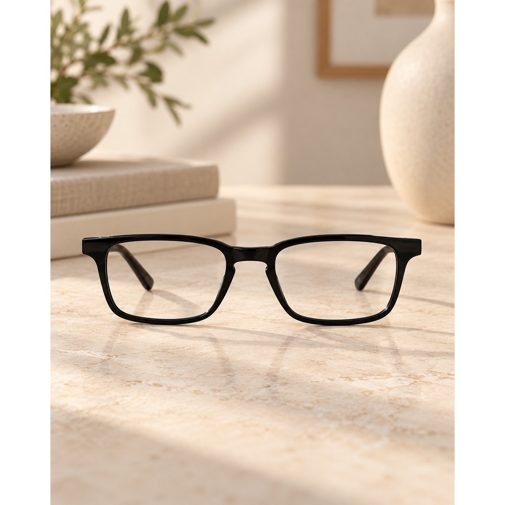 Warby Parker Hardy N 100 Black Eyeglass Frames 49-17-140 Prescription